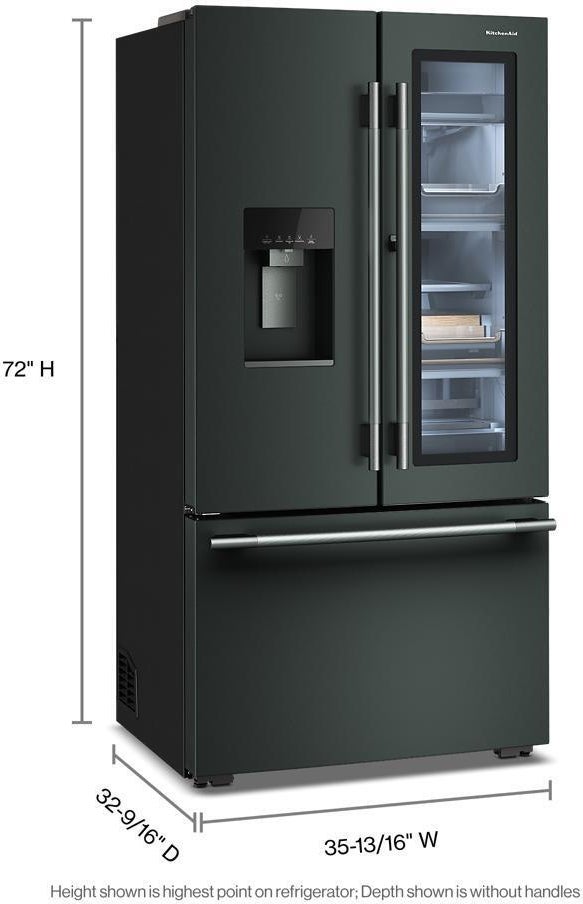 KitchenAid KRFC936SJP 36 Inch Counter Depth French Door