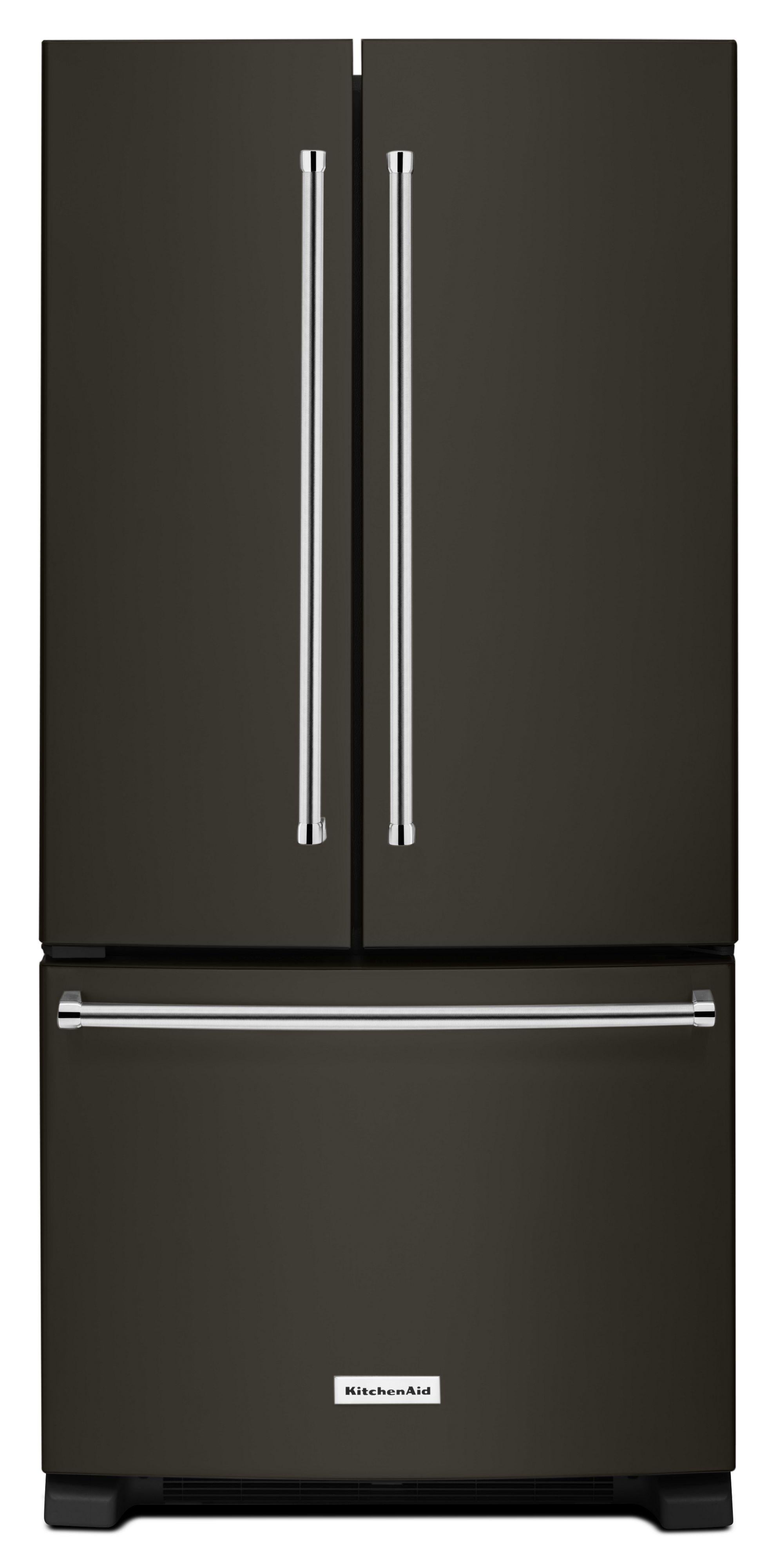 Kitchen Aid KitchenAid 33" 22 cu. ft. Black Stainless Steel French Door Refrigerator - Energ