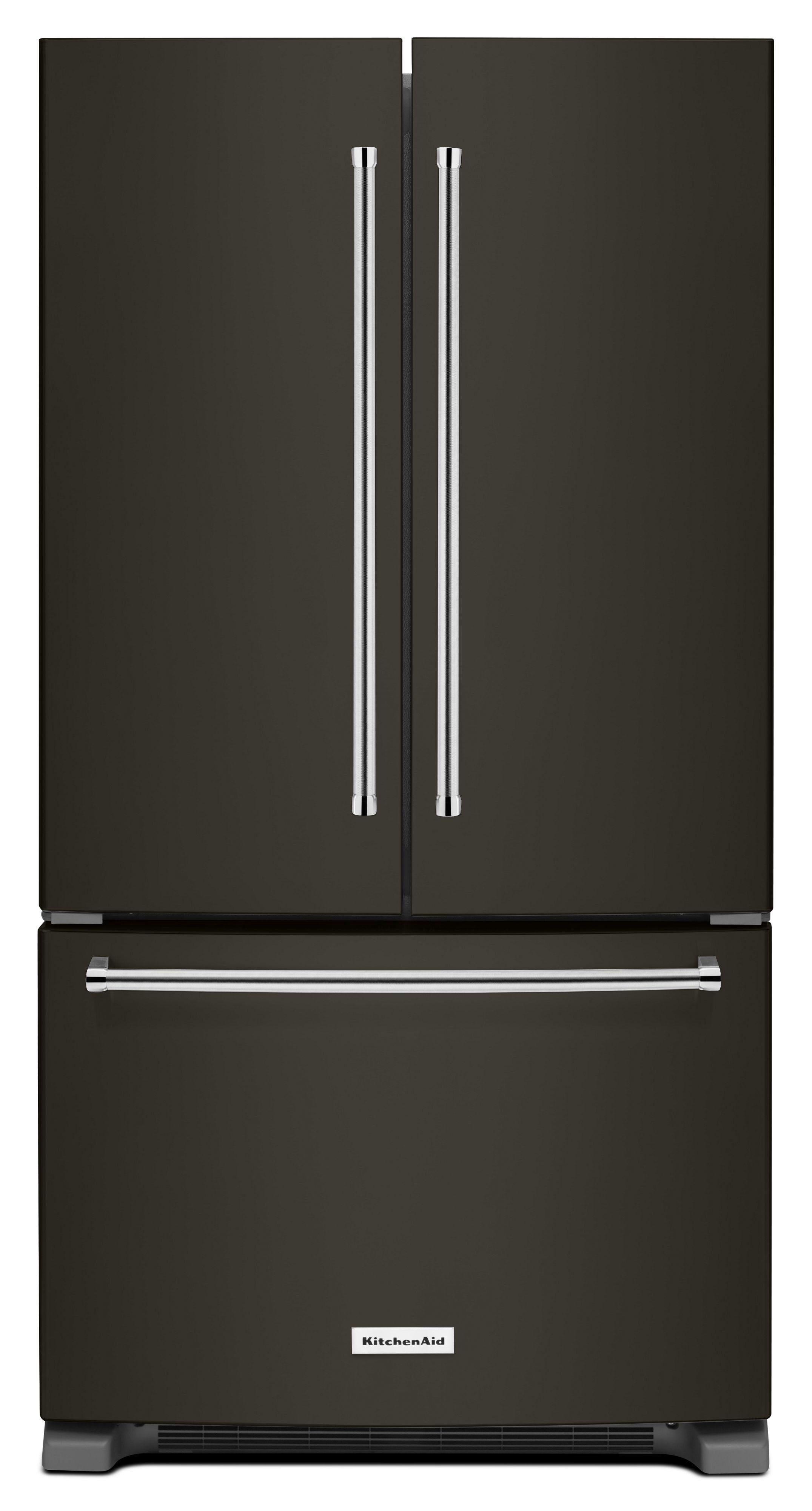 Kitchen Aid KitchenAid 36" 25 cu. ft. Black Stainless Steel French Door Refrigerator - Energ