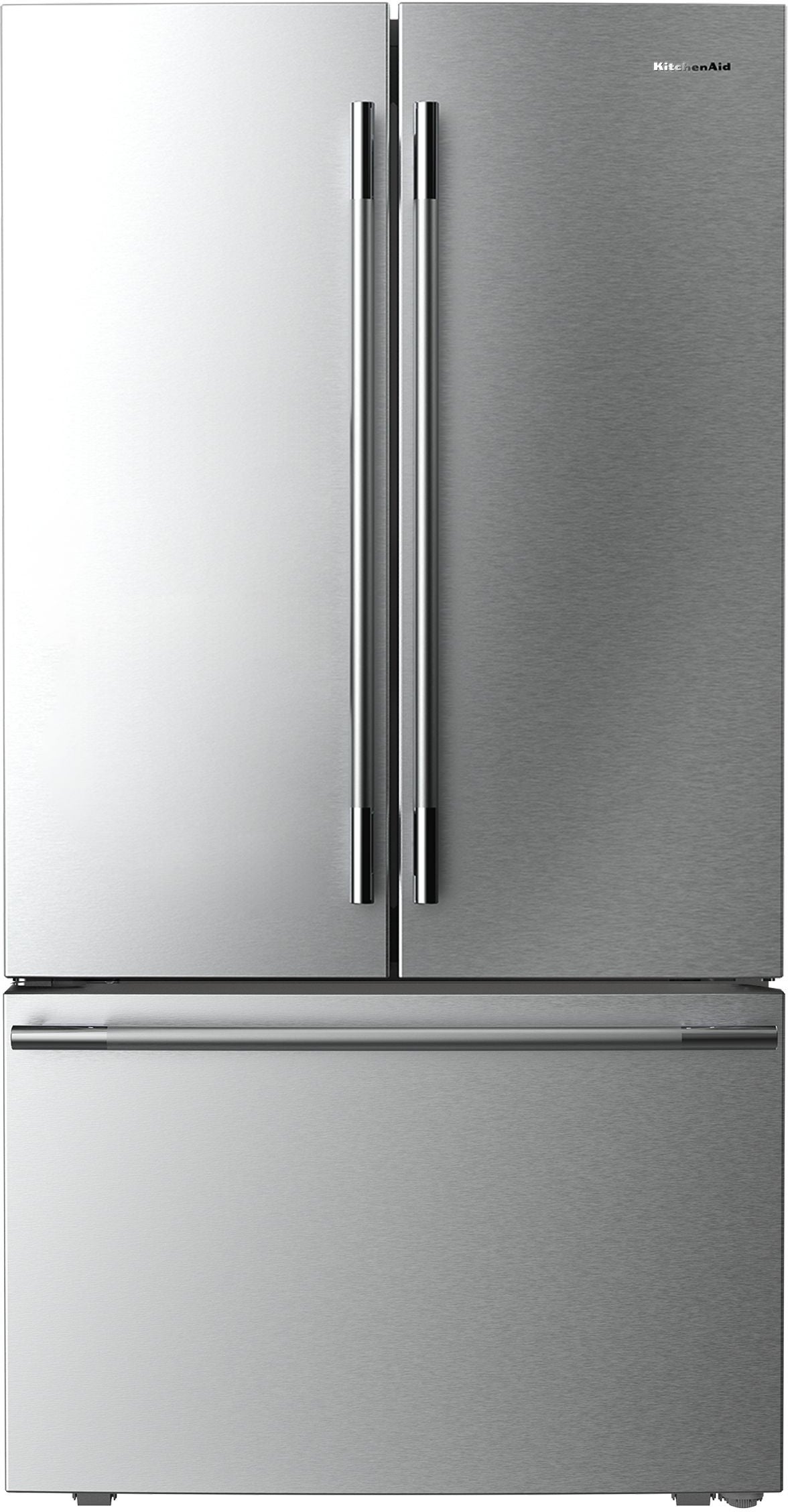 KitchenAid French Door Refrigerator With 26 Cu. Ft. Capacity Full Depth And Stainless Steel With PrintShield Finish Color: Stainless Steel with PrintShield Finish