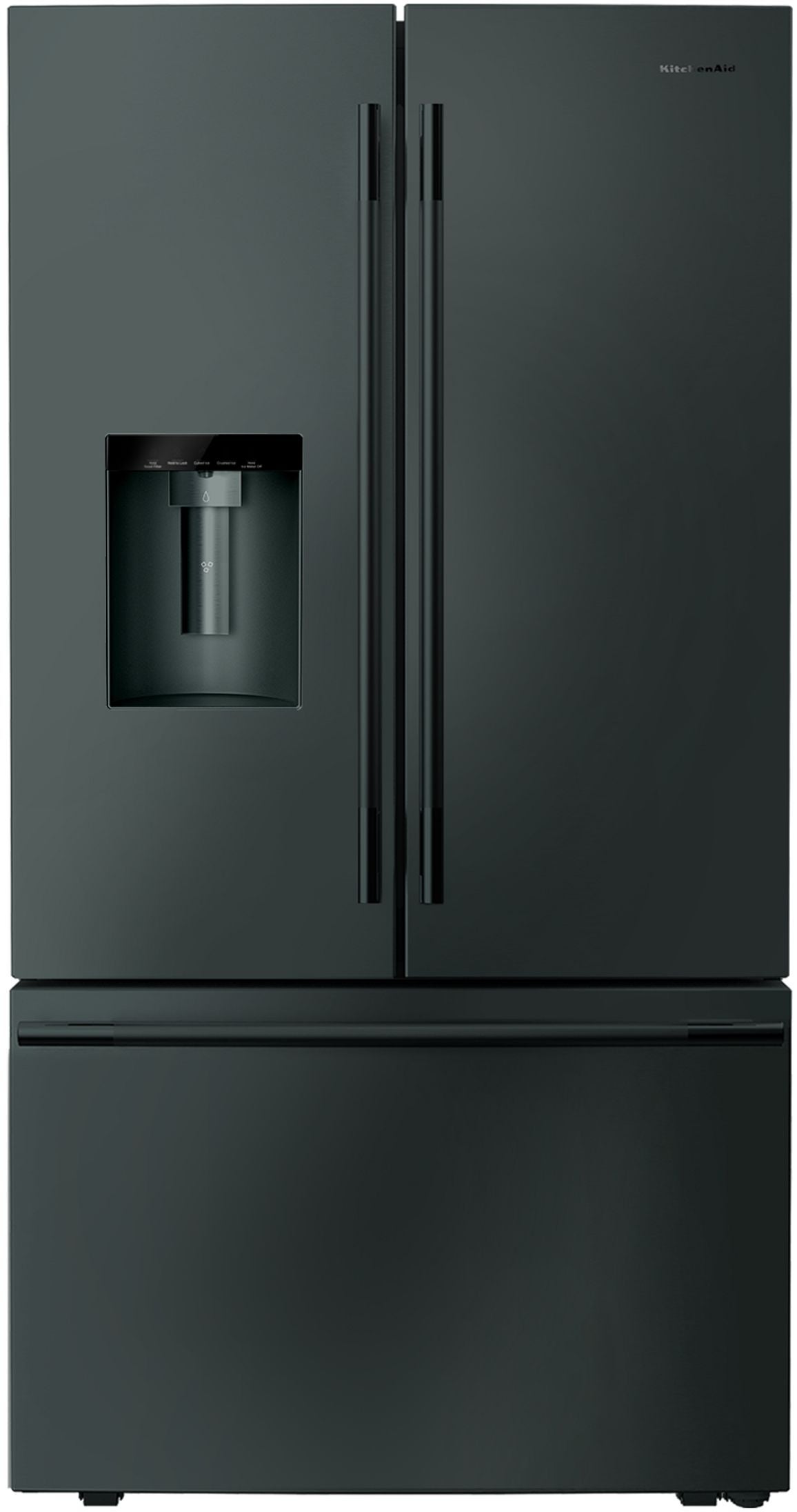 KitchenAid French Door Refrigerator With 26 Cu. Ft. Capacity Full Depth And Stainless Steel With PrintShield Finish Color: Juniper