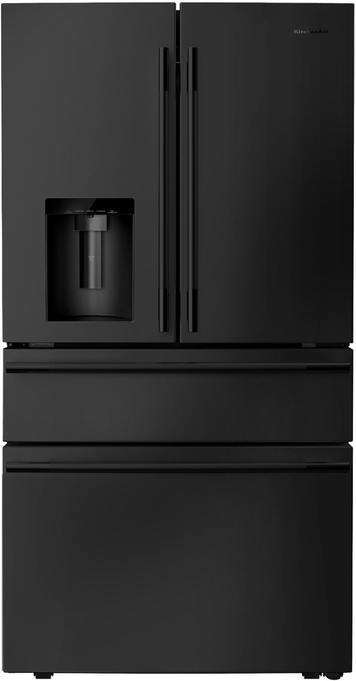 KitchenAid Refrigerator With 26 Cu. Ft. Capacity Full Depth And Stainless Steel With PrintShield Finish Color: Black Ore