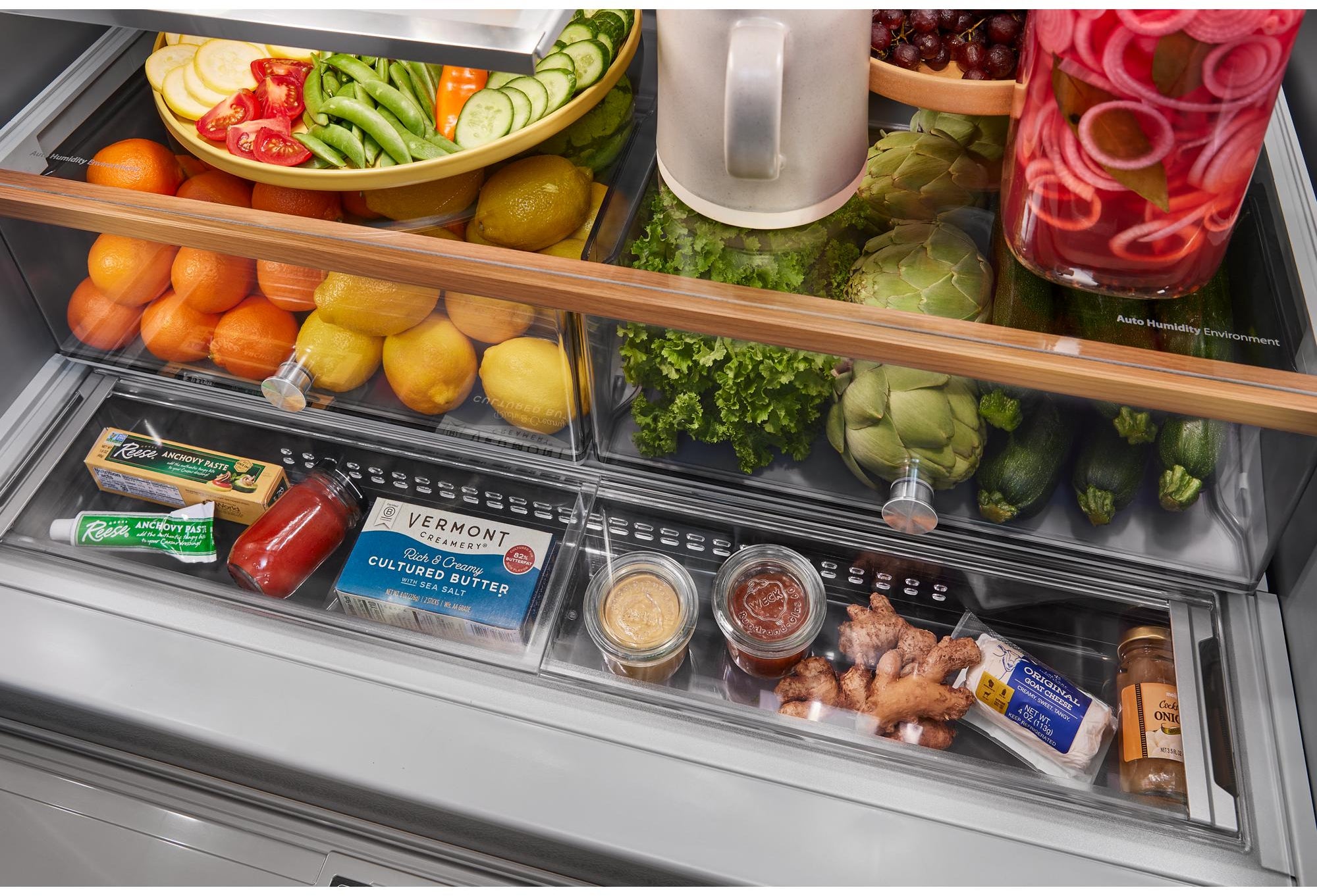 KitchenAid KRMF536RPS 36 Inch French Door Refrigerator PrintShield