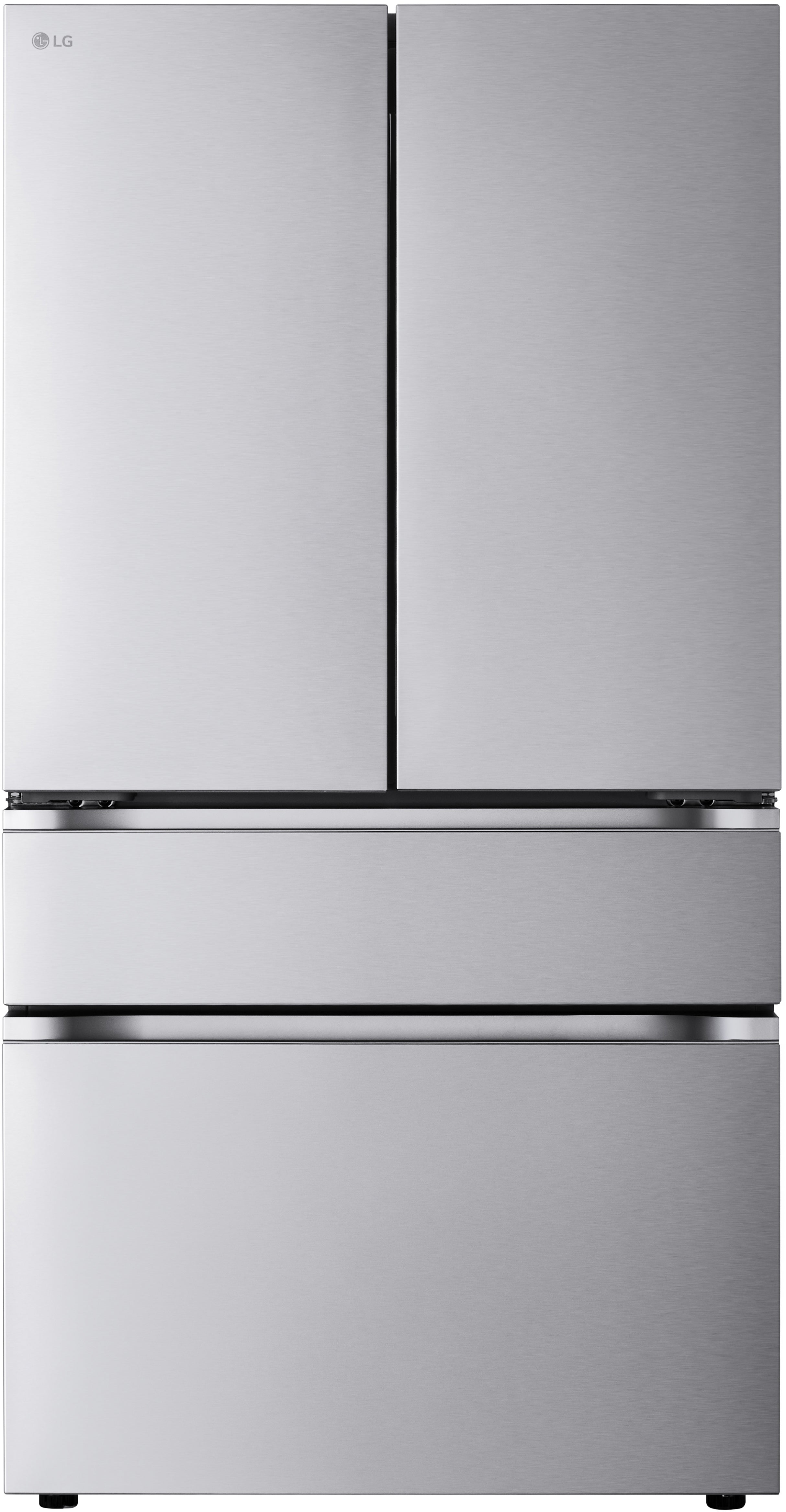 LG 36 Inch Smart Counter-Depth Max 4-Door French Door Refrigerator with 26 Cu. Ft. Capacity, Full-Convert Drawer?, Internal Water Dispenser, Door Cooling+, Smart Diagnosis?, Sabbath Mode, and ENERGY STAR Qualified: Printproof Stainless Steel