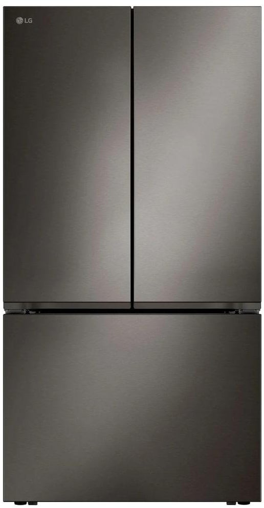 LG 3 Door French Door Refrigerator With 27 Cubic Feet Capacity Internal Water Dispenser Feature Option Counter Depth Depth And 36" Width : Black Stainless Steel