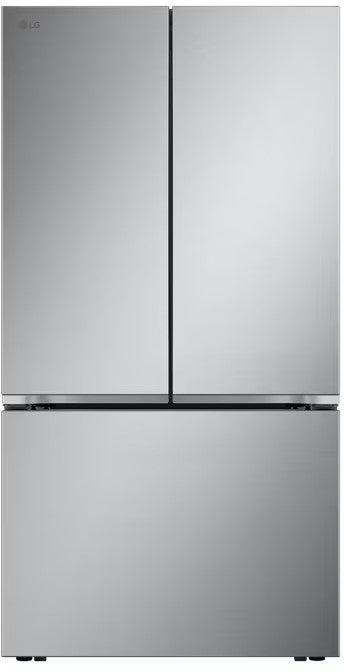 LG 36 Inch Counter-Depth MAX™ French Door Smart Refrigerator with 27 Cu. Ft. Capacity, 4 Shelves, Gallon Bins, Door Cooling+, Internal Water Dispenser, ADA Compliant, ENERGY STAR®, and Star-K: Stainless Steel