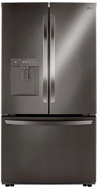 LG LRFWS2906D  36 Inch Black Stainless Steel  French Door Refrigerator