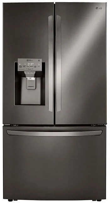 LG LRFXC2416D 36 Inch Black Stainless Steel Counter Depth French Door Refrigerator