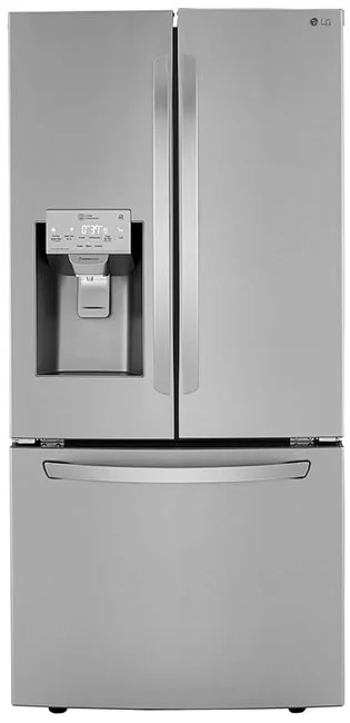 LG 33" 25 cu.ft. Printproof Stainless Steel French Door Refrigerator - Energy Star