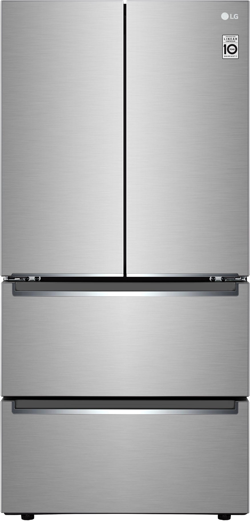 LG LRMNC1803S 33 Inch Stainless Steel Counter Depth French Door Refrigerator
