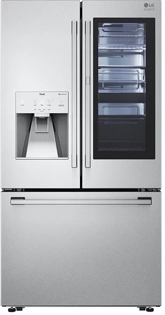 LG Studio 36 Inch Counter Depth French Door Refrigerator, in Stainless Steel