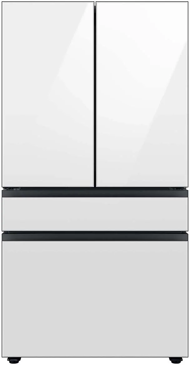 Samsung RF23BB860012 BESPOKE Series 36 Inch White Glass Counter Depth French Door Refrigerator