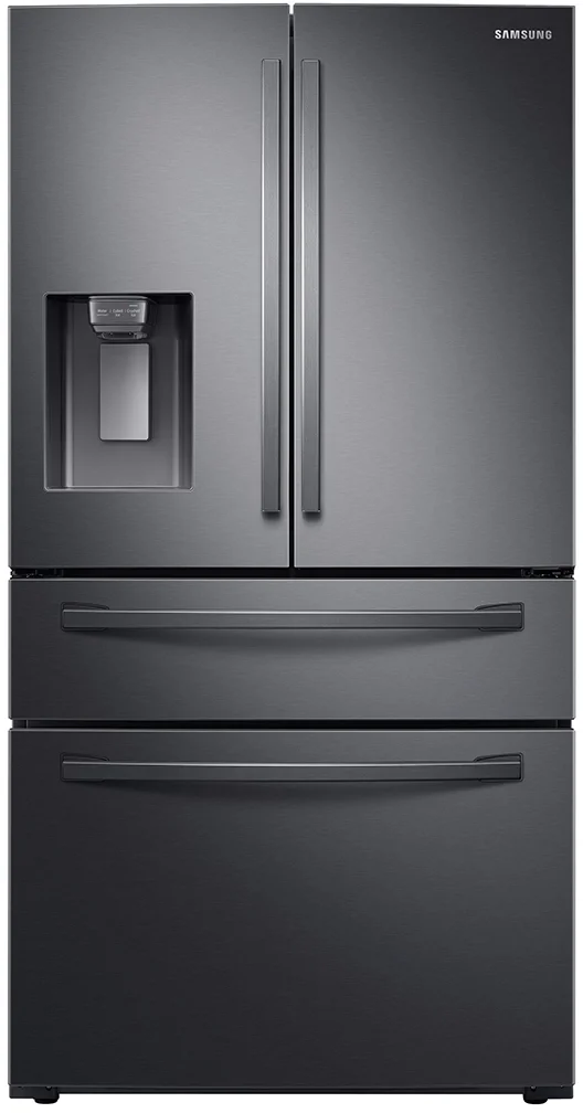 Samsung 36" 22.6 cu.ft. Fingerprint Resistant Black Stainless Steel Counter Depth French Door Refrigerator - Energy Star