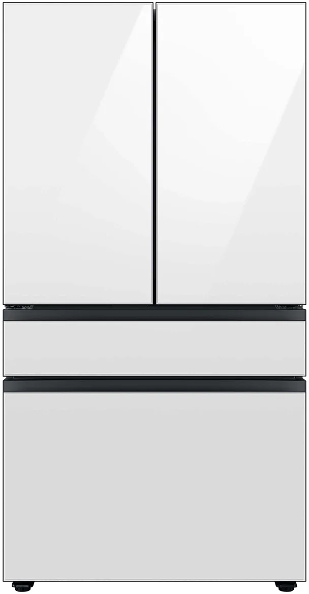Samsung RF29BB860012 BESPOKE Series 36 Inch White Glass French Door Refrigerator
