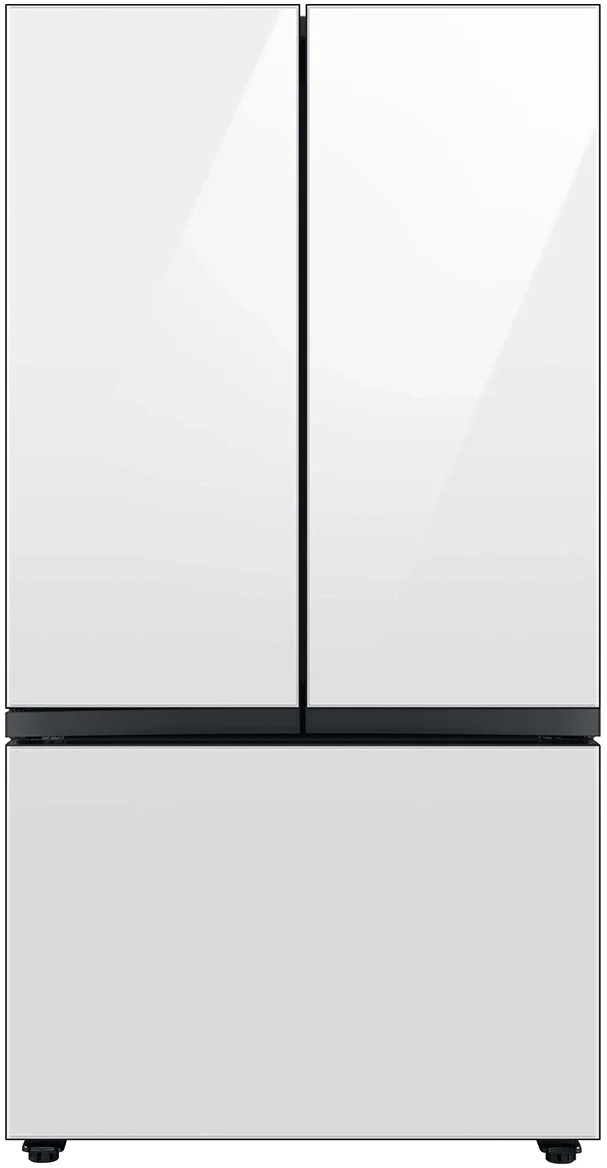 Samsung RF30BB660012 BESPOKE Series 36 Inch White Glass French Door Refrigerator