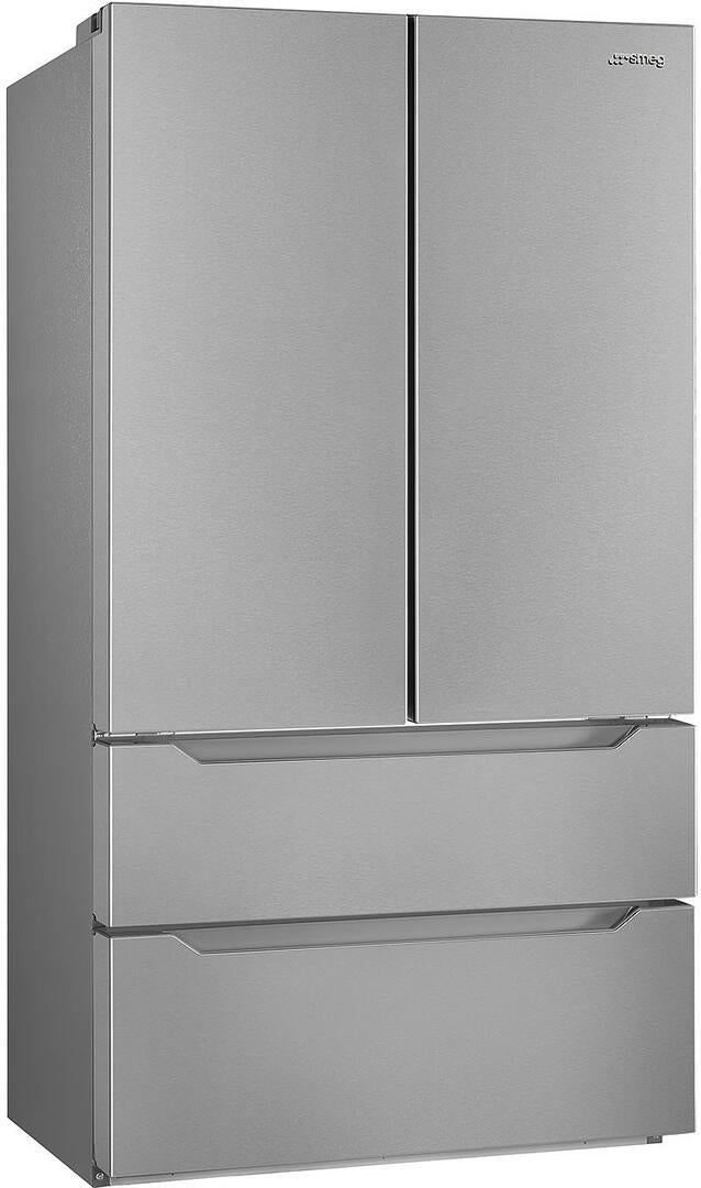 Smeg 36 Inch Counter Depth French Door Refrigerator, in Stainless Steel