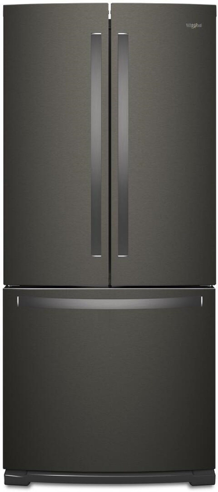 Whirlpool 30" 19.7 cu. ft. Black Stainless Steel French Door Refrigerator - Energy Star