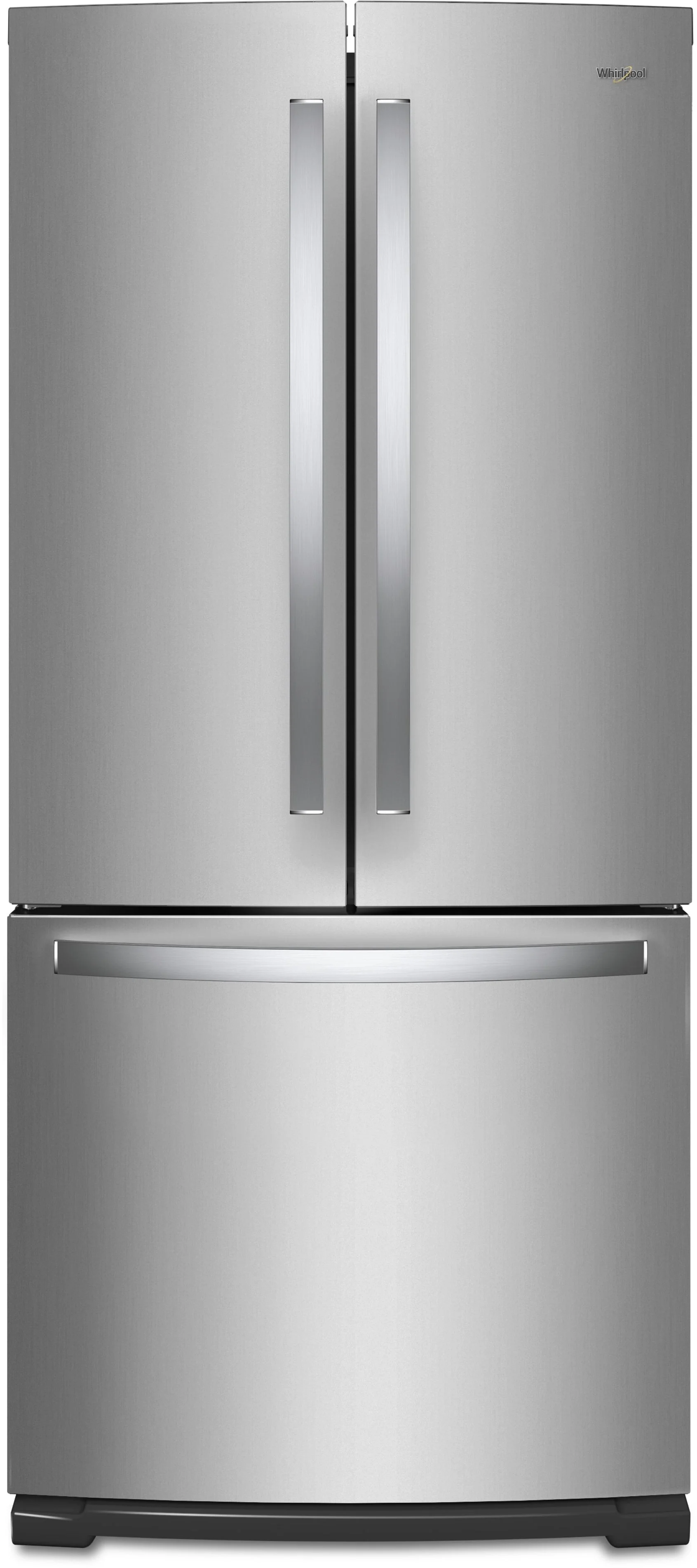 Whirlpool 30" 19.7 cu. ft. Fingerprint-Resistant Stainless Steel French Door Refrigerator - Energy Star