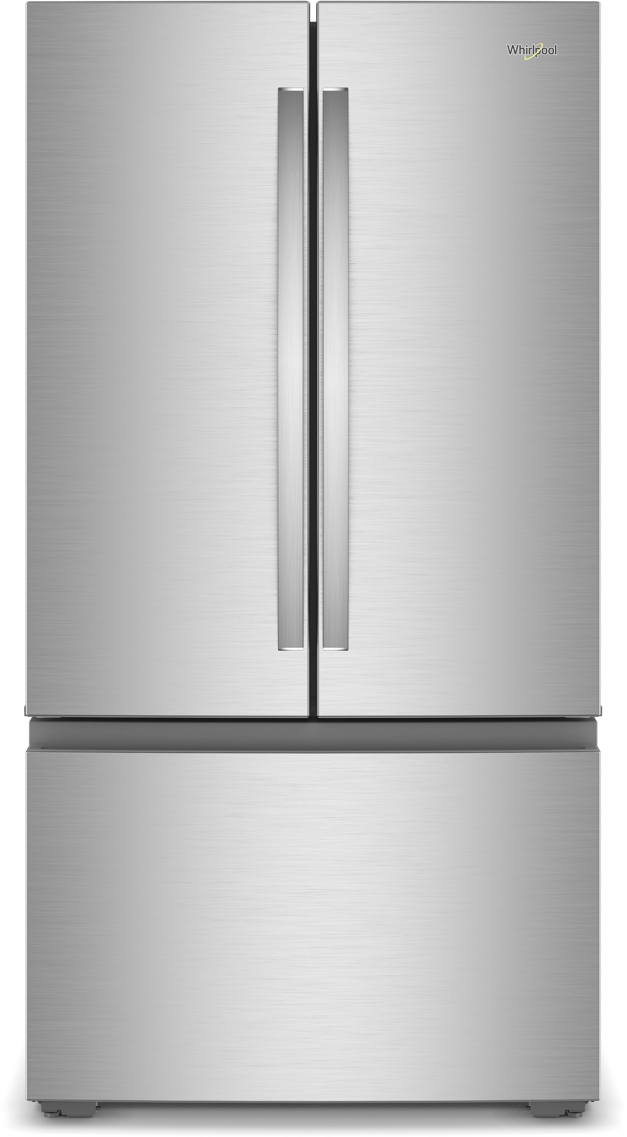 Whirlpool 36" French Door Refrigerator: Fingerprint-Resistant Stainless Steel