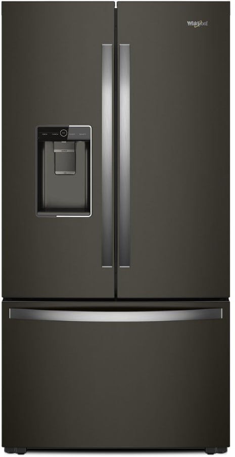 Whirlpool 36-inch Wide Counter Depth French Door Refrigerator: Fingerprint-Resistant Black Stainless Steel