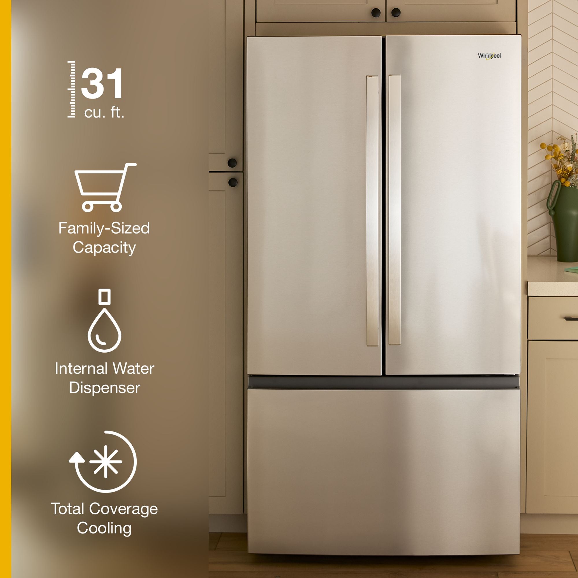 ブーブー Whirlpool WRFF3336SZ : Warners' Stellian
