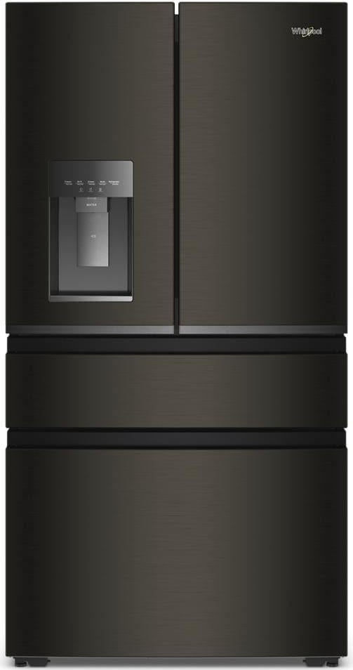 Whirlpool WRMC5036RV 36-inch Wide True Counter Depth 4-Door French Door Refrigerator - 22 Black Stainless Steel