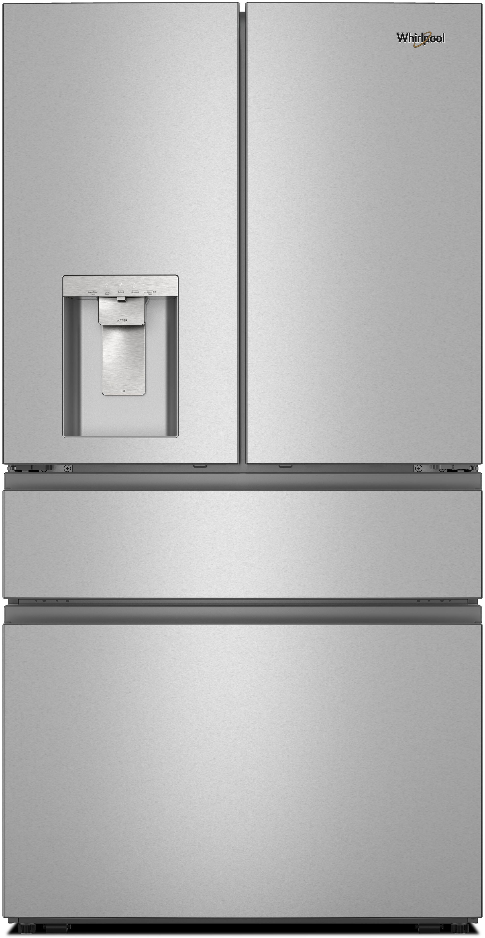 Whirlpool WRMF3736SZ 29 Cu. Ft. Family-Sized Capacity French Door Refrigerator Fingerprint-resistant Stainless Finish