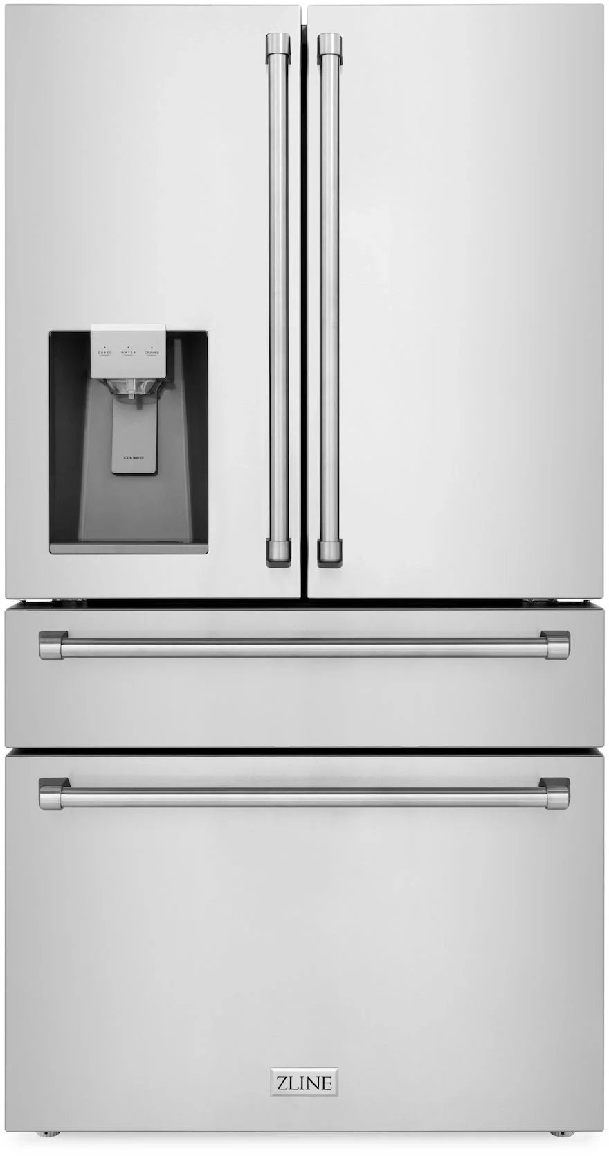 Z Line ZLINE RFMW36 36 Inch Stainless Steel Counter Depth French Door Refrigerator