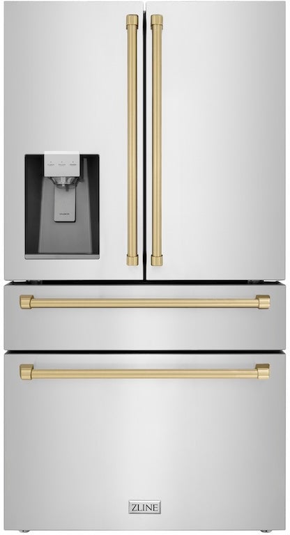 Z Line ZLINE RFMZW36CB  Autograph Edition Series 36 Inch Counter Depth French Door Refr
