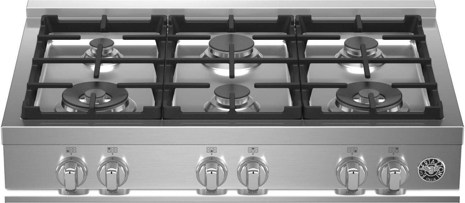 Bertazzoni MAST366RTXE 36 Inch Gas Sealed Burner Rangetop