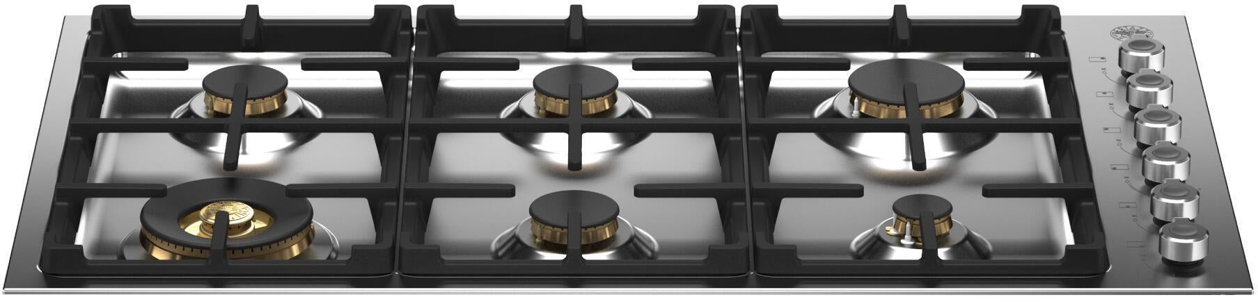 Bertazzoni PROF366QBXT  Professional Series 36 Inch Gas Sealed Burner Cooktop