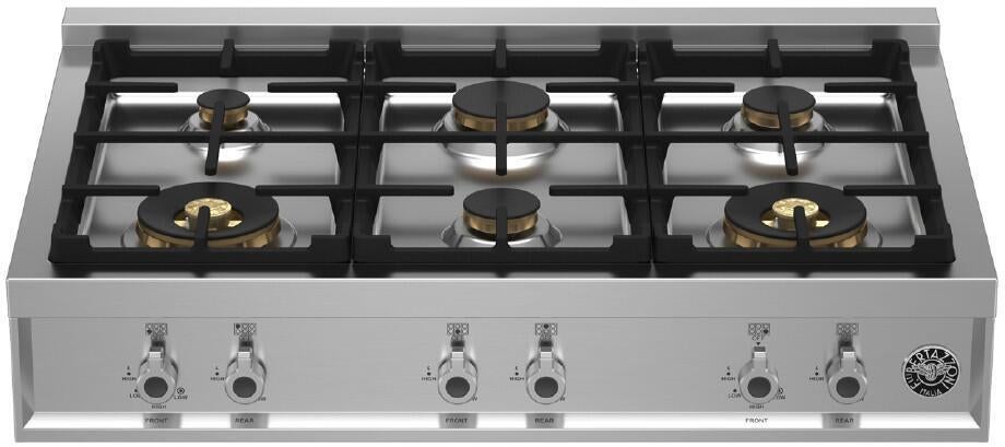 Bertazzoni PROF366RTBXT  Professional Series 36 Inch Gas Sealed Burner Rangetop