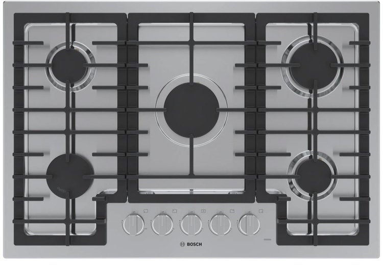 Bosch NGM5059UC 30 Inch 500 Series Gas Cooktop: Stainless Stainless Steel