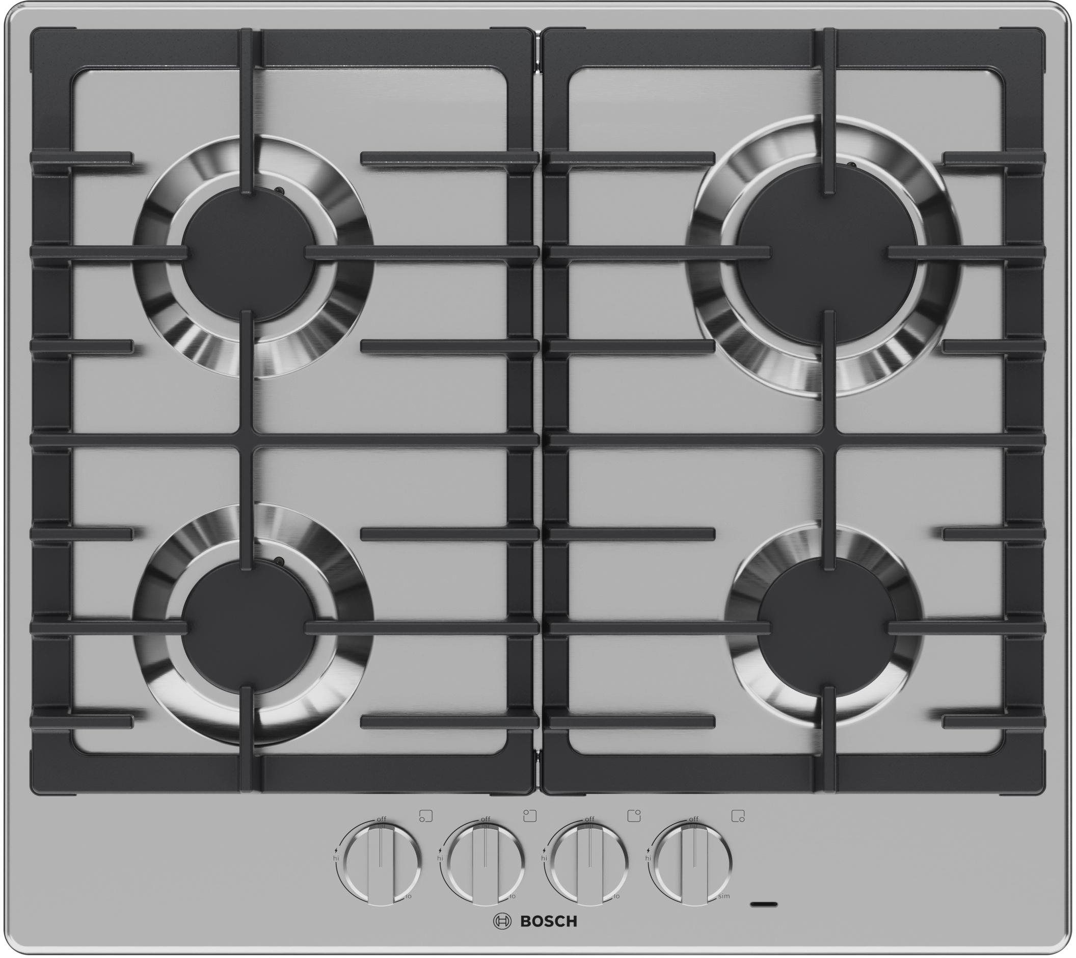 Bosch NGM5453UC 500 Series Gas Cooktop Stainless Steel