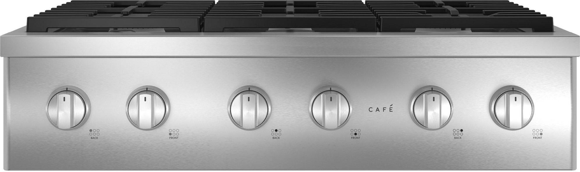 Cafe CGU366P2TS1 Matte Collection Series 36 Inch Gas Sealed Burner Rangetop