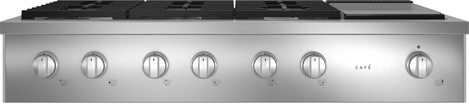 Cafe CGU486P2TS1 Matte Collection Series 48 Inch Gas Sealed Burner Rangetop