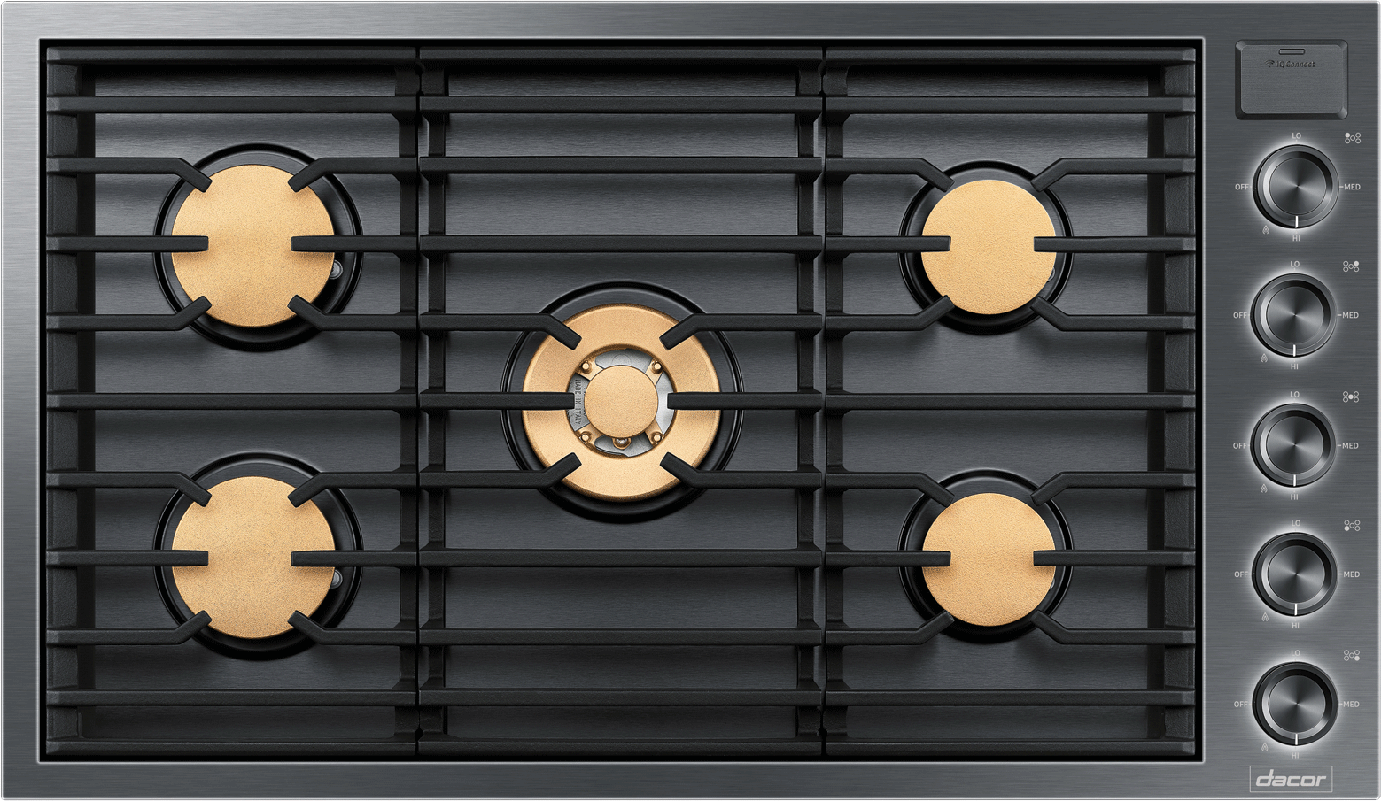 Dacor DTG36M955FM Modernist Series 36 Inch Gas Sealed Burner Cooktop