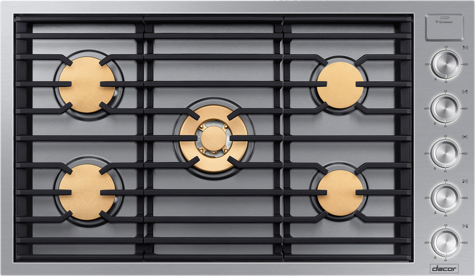 Dacor DTG36M955FS Modernist Series 36 Inch Gas Sealed Burner Cooktop