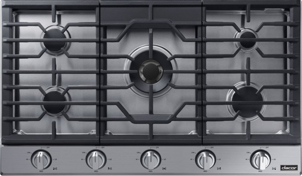 Dacor DTG36P875NS 36 Inch  Cooktop
