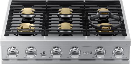 Dacor DTT36T960GM Transitional Series 36 Inch Gas Sealed Burner Rangetop