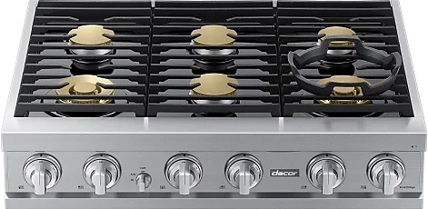 Dacor DTT36T960GS Transitional Series 36 Inch Gas Sealed Burner Rangetop
