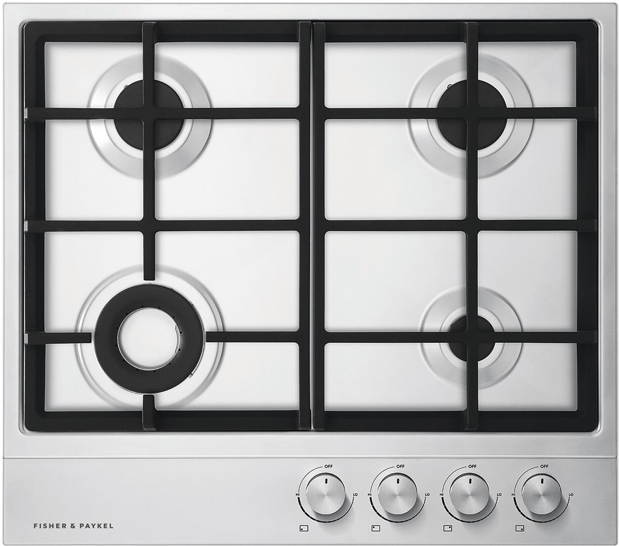 Fisher Paykel CG244DLPX1N Contemporary Series 24 Inch Gas Sealed Burner Cooktop