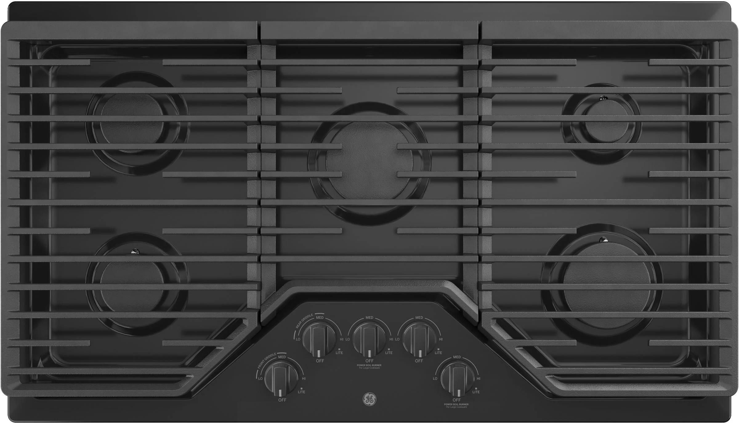 GE JGP5036DLBB 36 Inch Gas Sealed Burner Cooktop