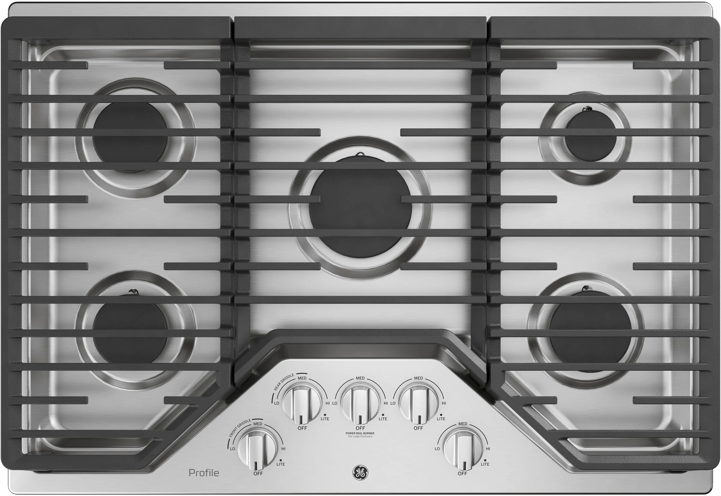 GE Profile PGP7030SLSS 30 Inch Gas Sealed Burner Cooktop