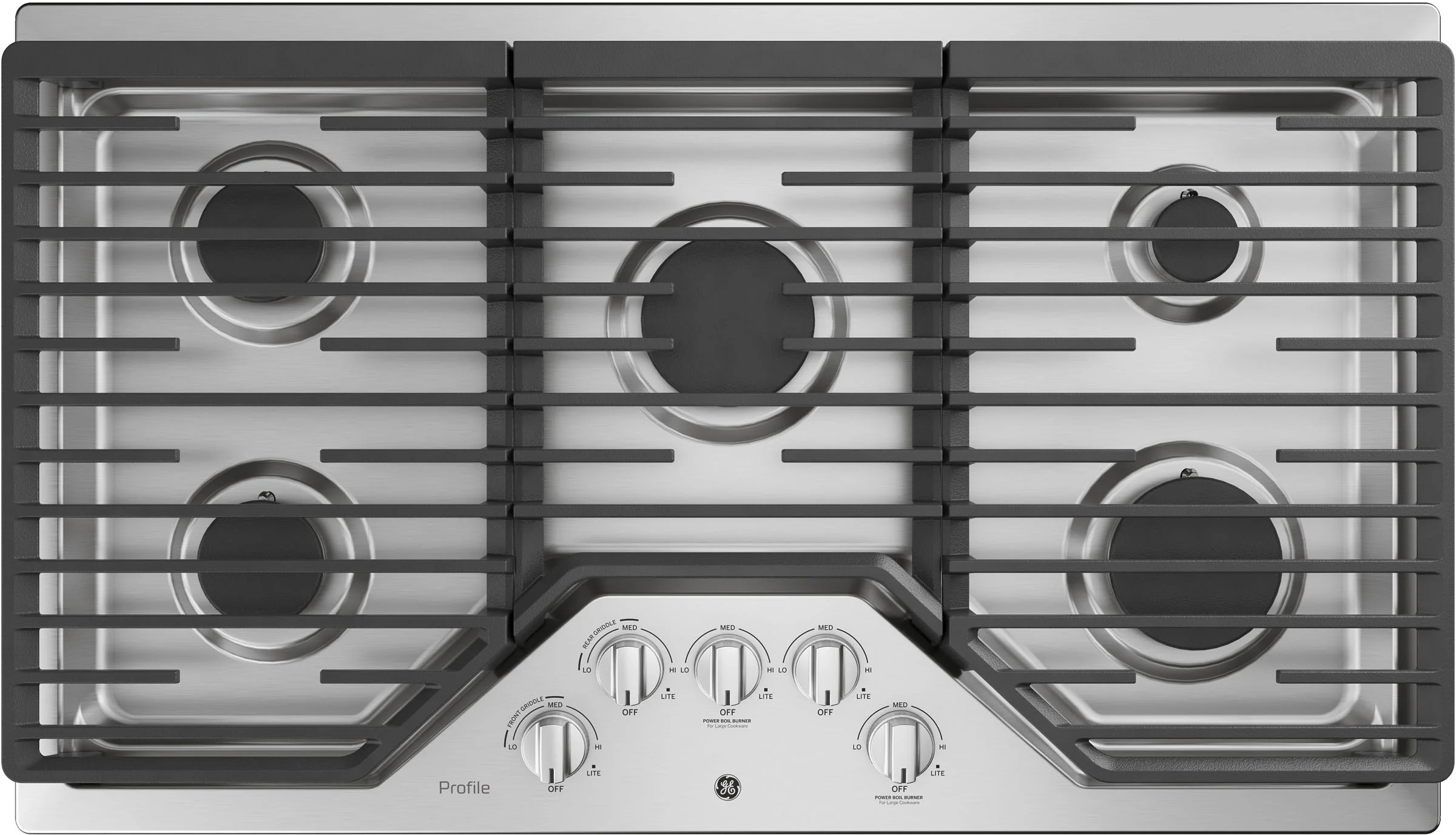 GE Profile PGP7036SLSS 36 Inch Gas Sealed Burner Cooktop