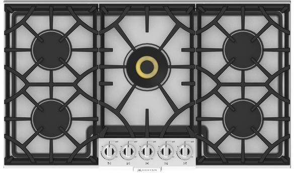 Hestan KGC36 36 Inch Gas Sealed Burner Cooktop