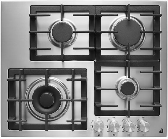 Jenn Air JGCK424PS 24 Inch Gas Cooktop: Stainless Stainless Steel