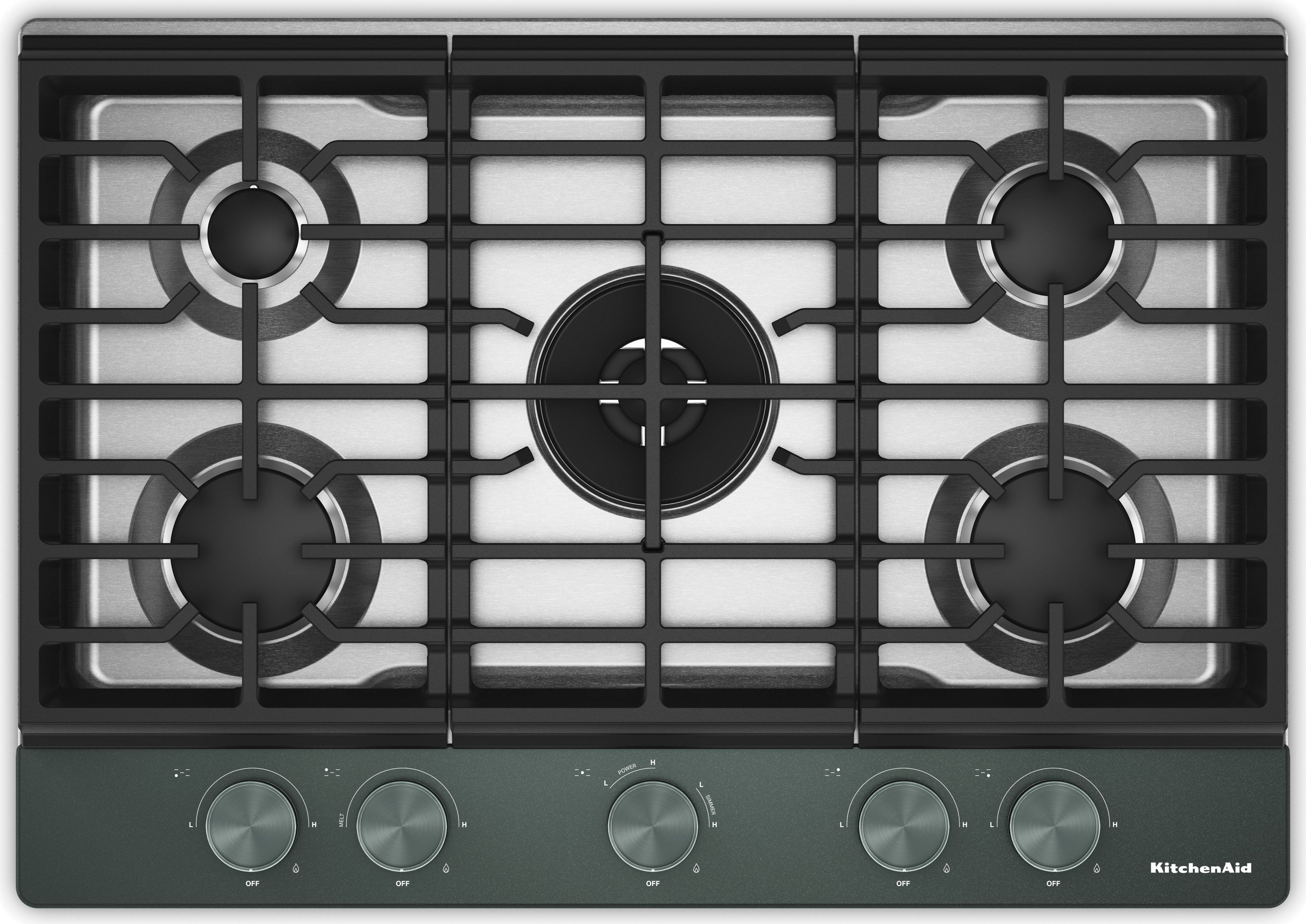 KitchenAid KitchenAid? 30 in. Gas Cooktop with 5 Burners and Integrated Wok Grate: Juniper