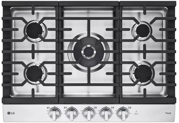 LG CBGJ3027S 30 Inch Gas Sealed Burner Cooktop