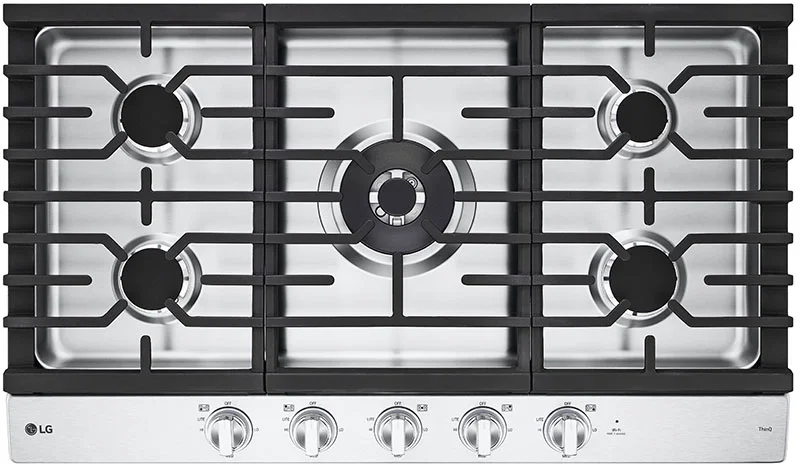 LG CBGJ3627S 36 Inch Gas Sealed Burner Cooktop